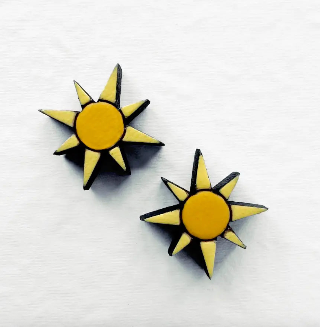 Various Wood Stud Earrings