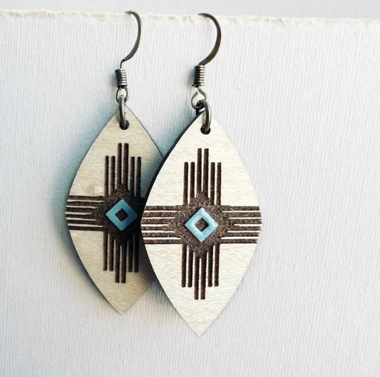 Loretta Wood Drop Earrings