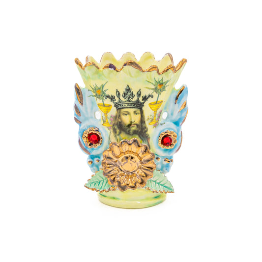 Small Vase with Jesus