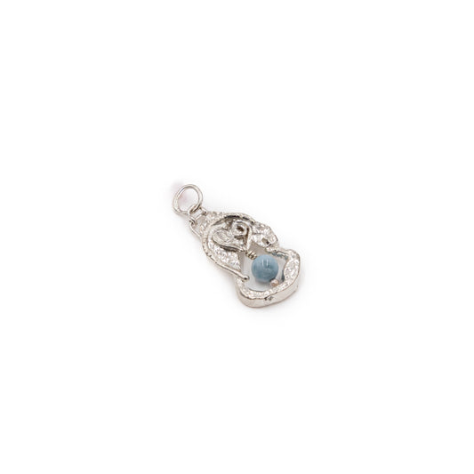 Sterling Silver Aquamarine Pendant