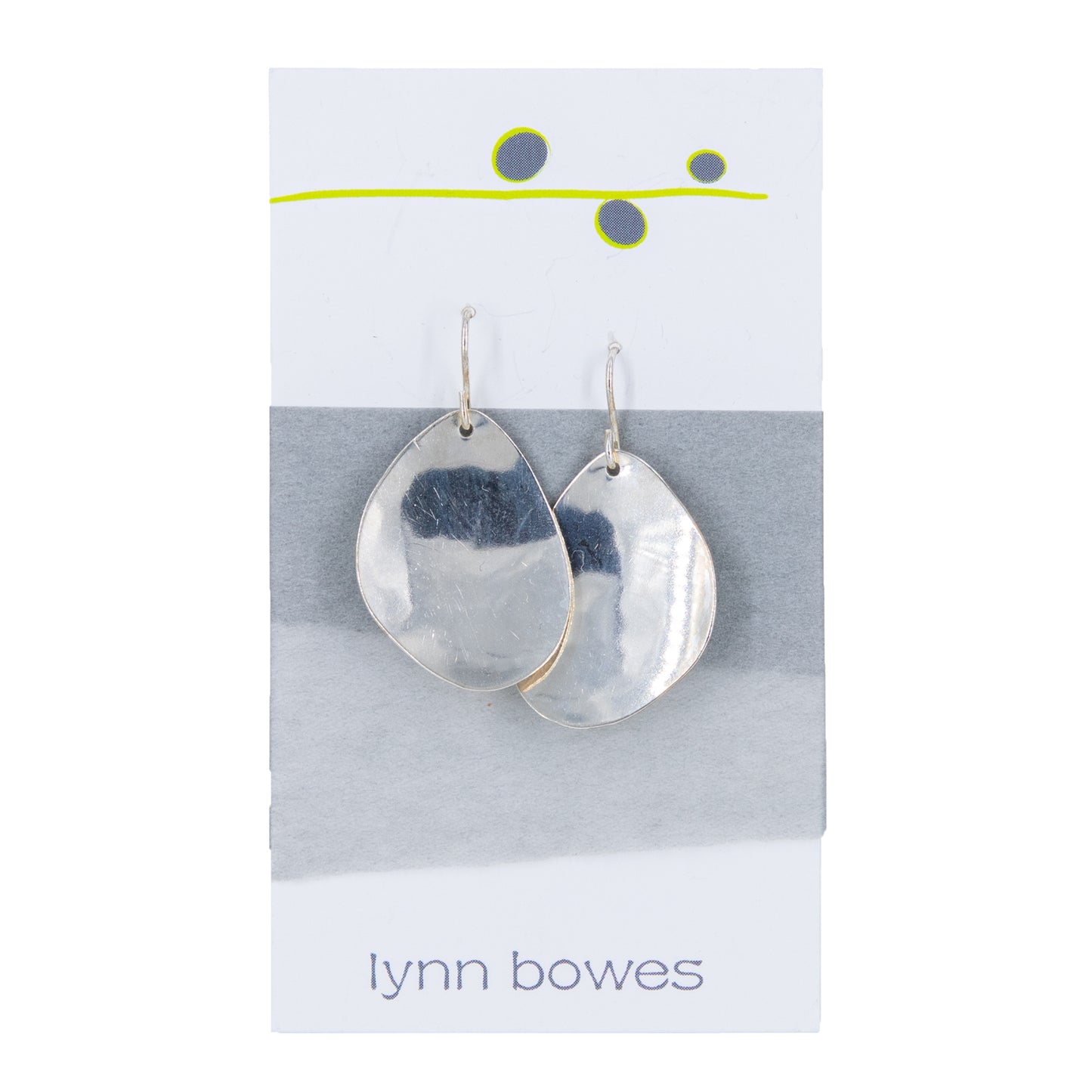 Sterling Silver Earrings: Spinner Disks