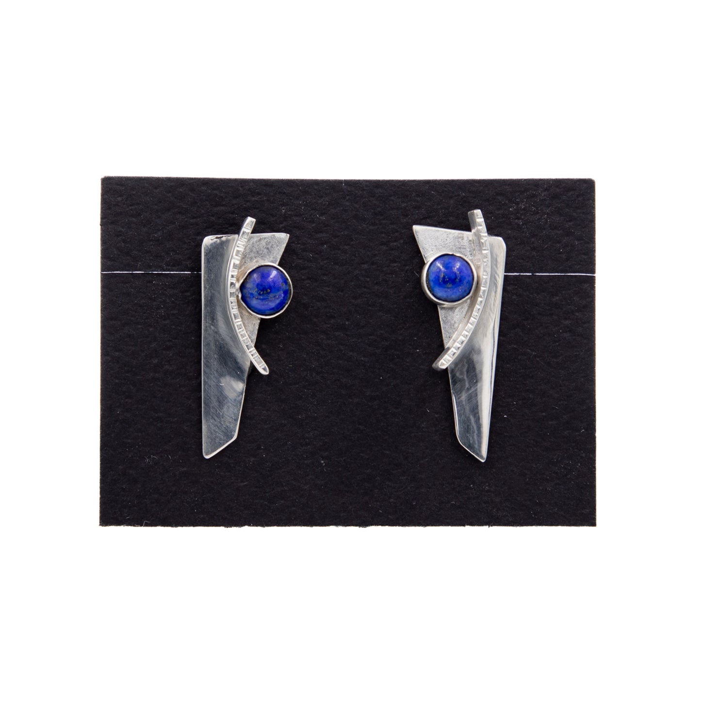 Sterling Silver and Lapis Earrings