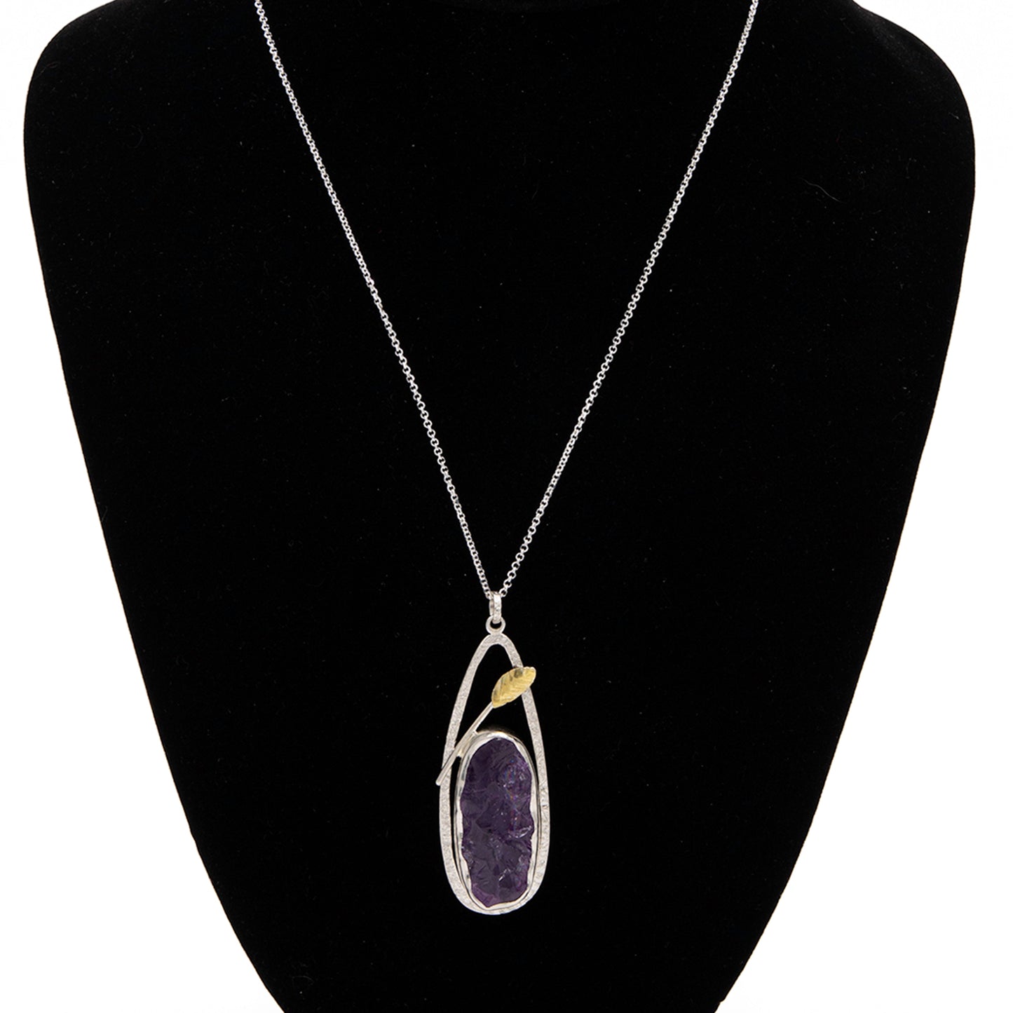 TDL NF Amethyst Pendant Necklace