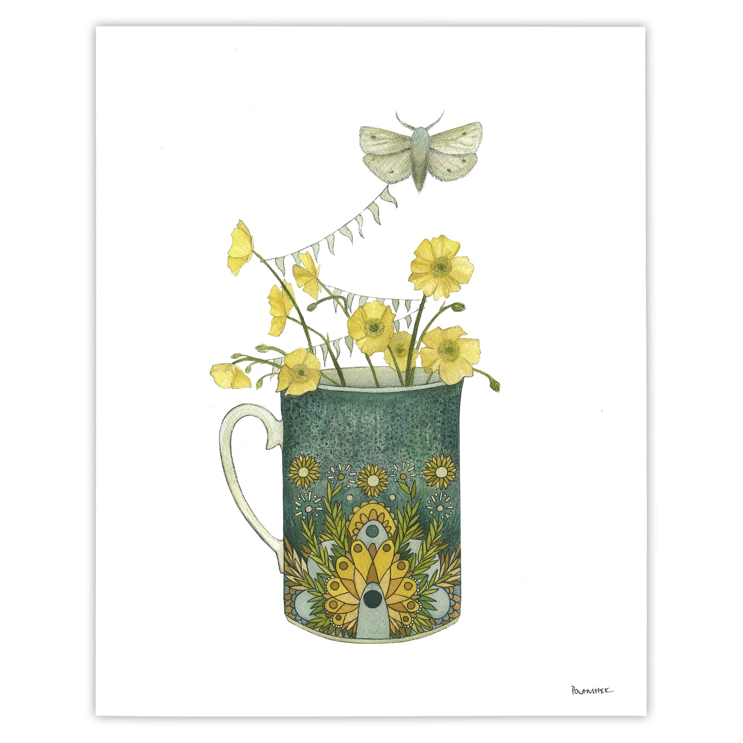 Collector Cups: The Moth Print