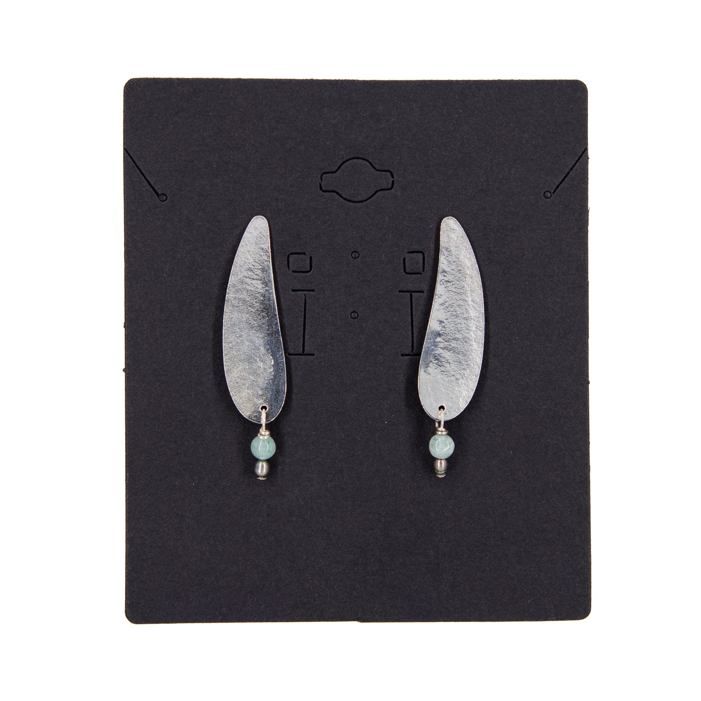 Water Drop with Gemstones Earrings