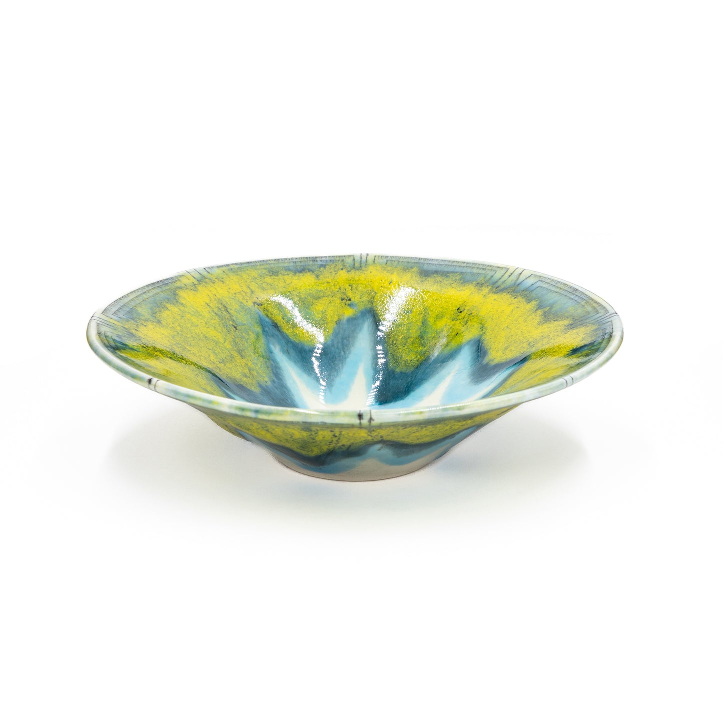 Wide Turquoise Dish