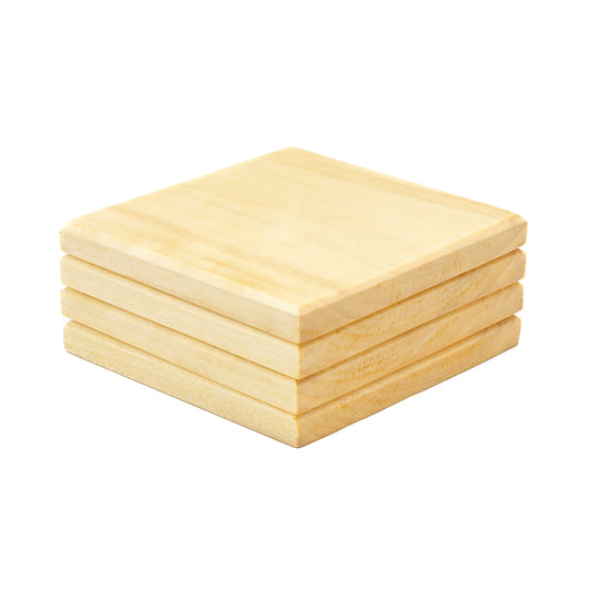 Wood Coasters (Set 4)