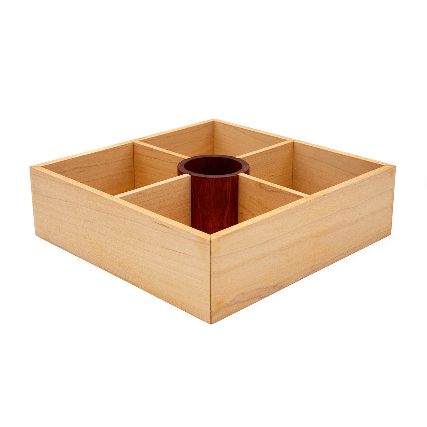 Wooden Lidded Square Box 6