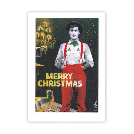 Red Suspenders Christmas Card