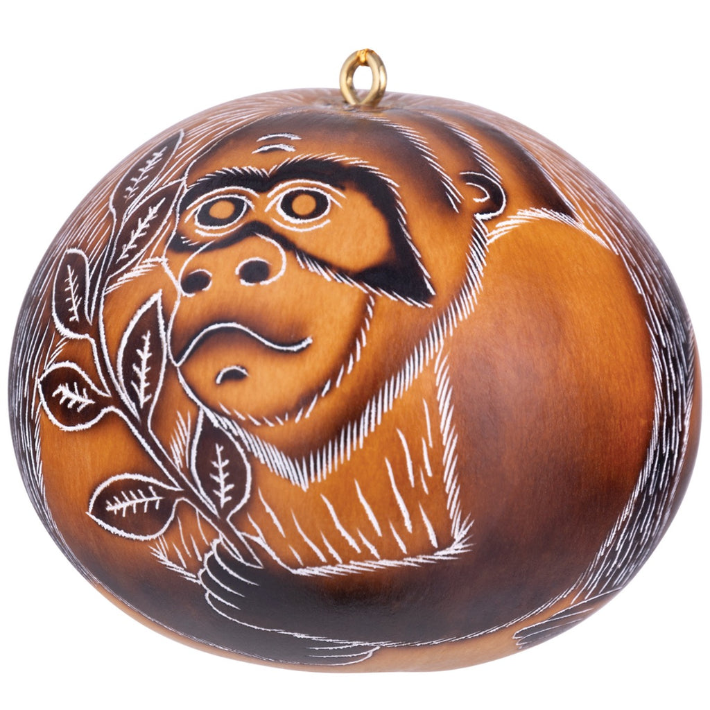 Wild Zoo Gourd Ornament