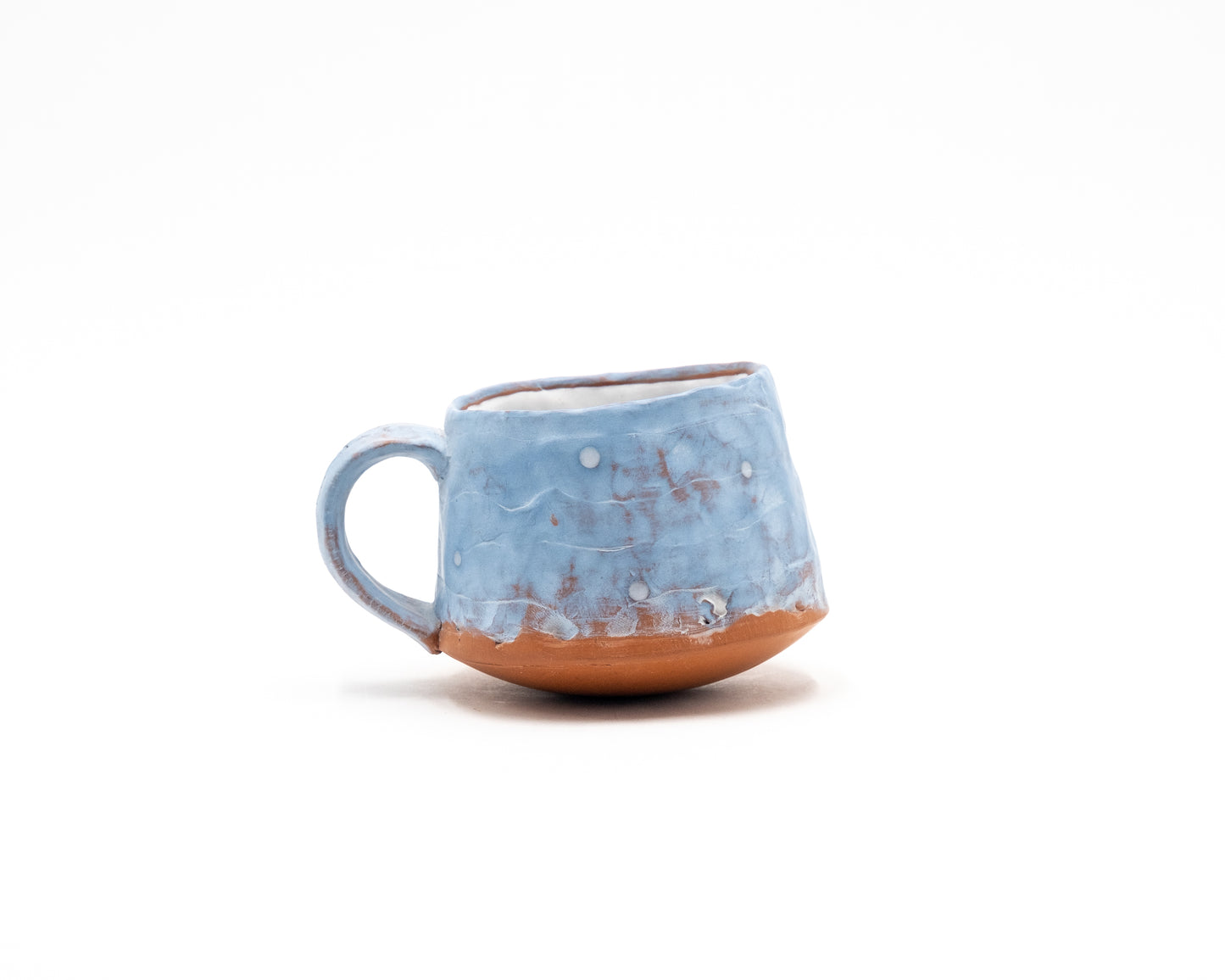 Blue Roundy Bottom Mug