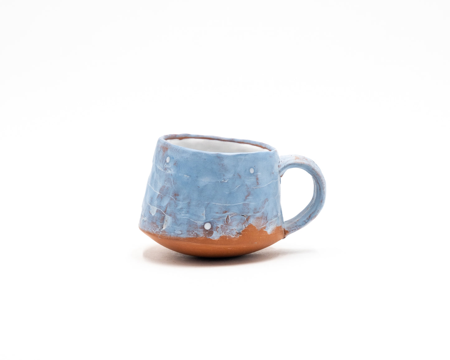 Blue Roundy Bottom Mug