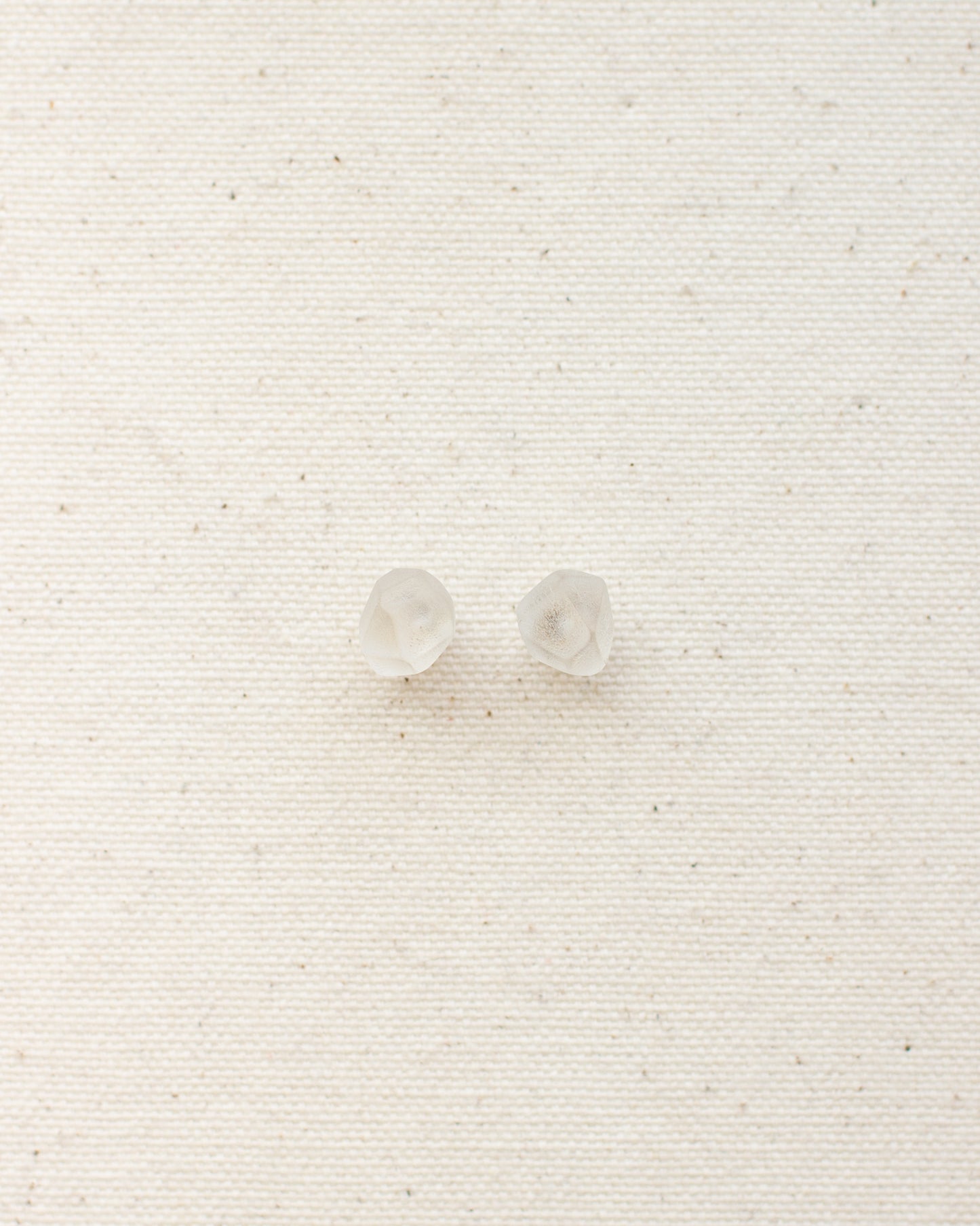 Acrylic Single Stone Earrings