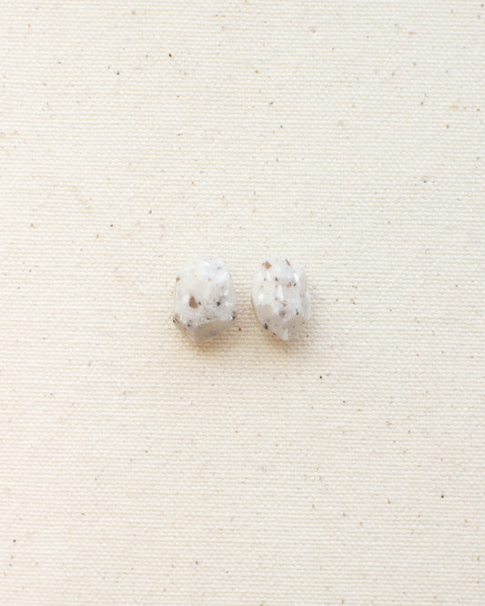 Light Gray Stone Earrings