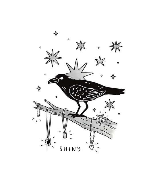 Shiny Crow Print