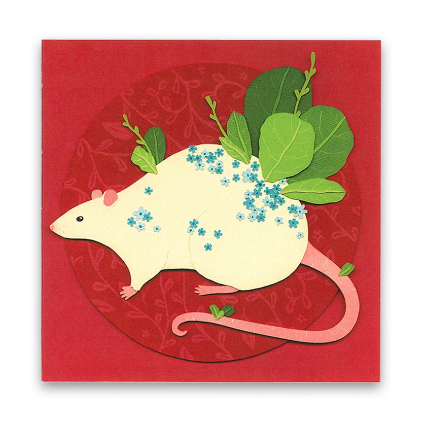 Leafy Rat Card
