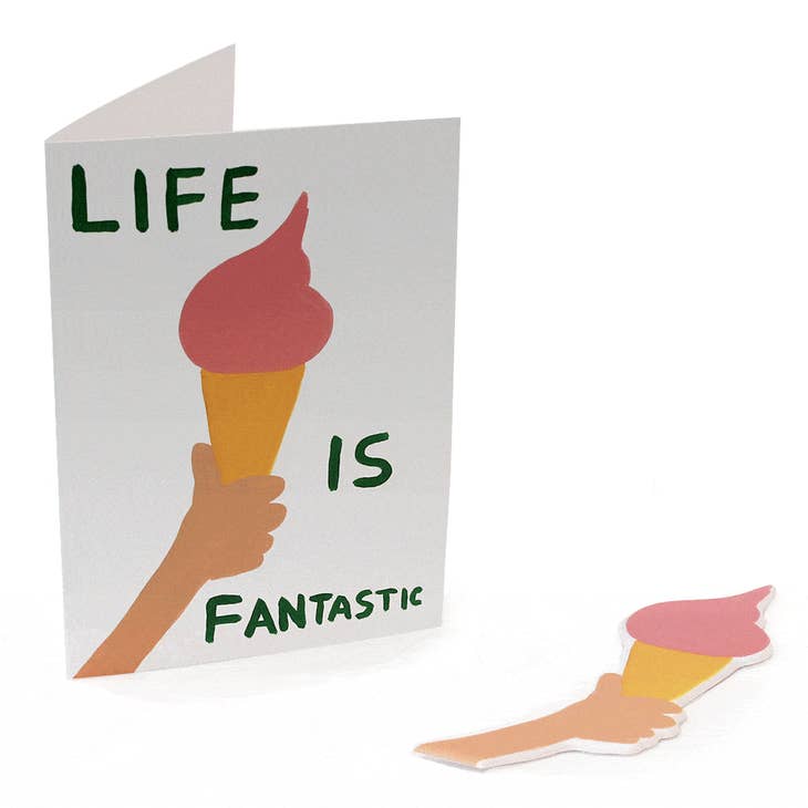 Life is Fantastic Puffy Sticker Card