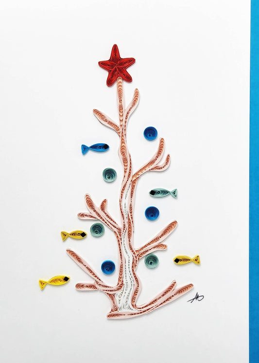 Coral Christmas Tree