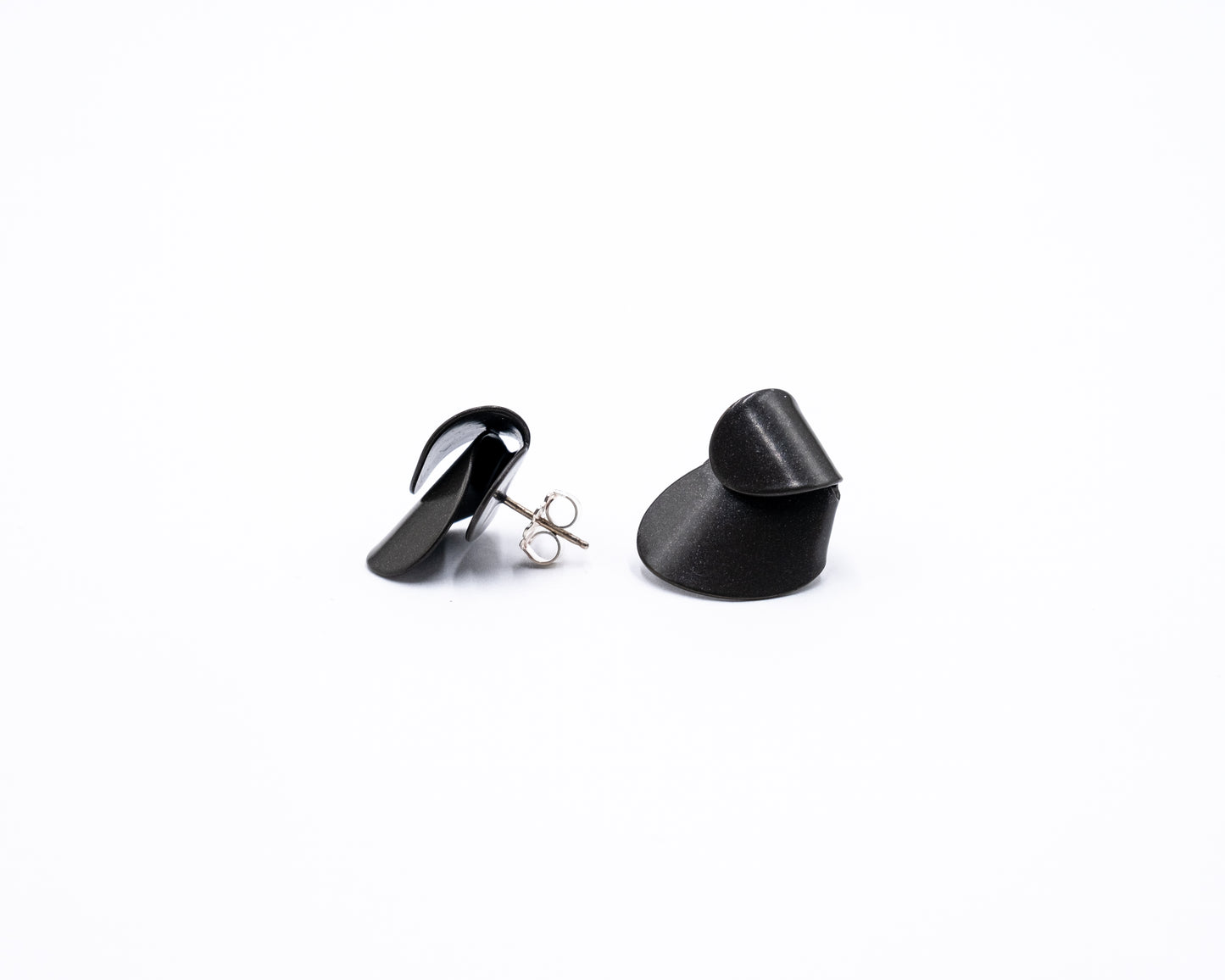 Charcoal Folded Studs