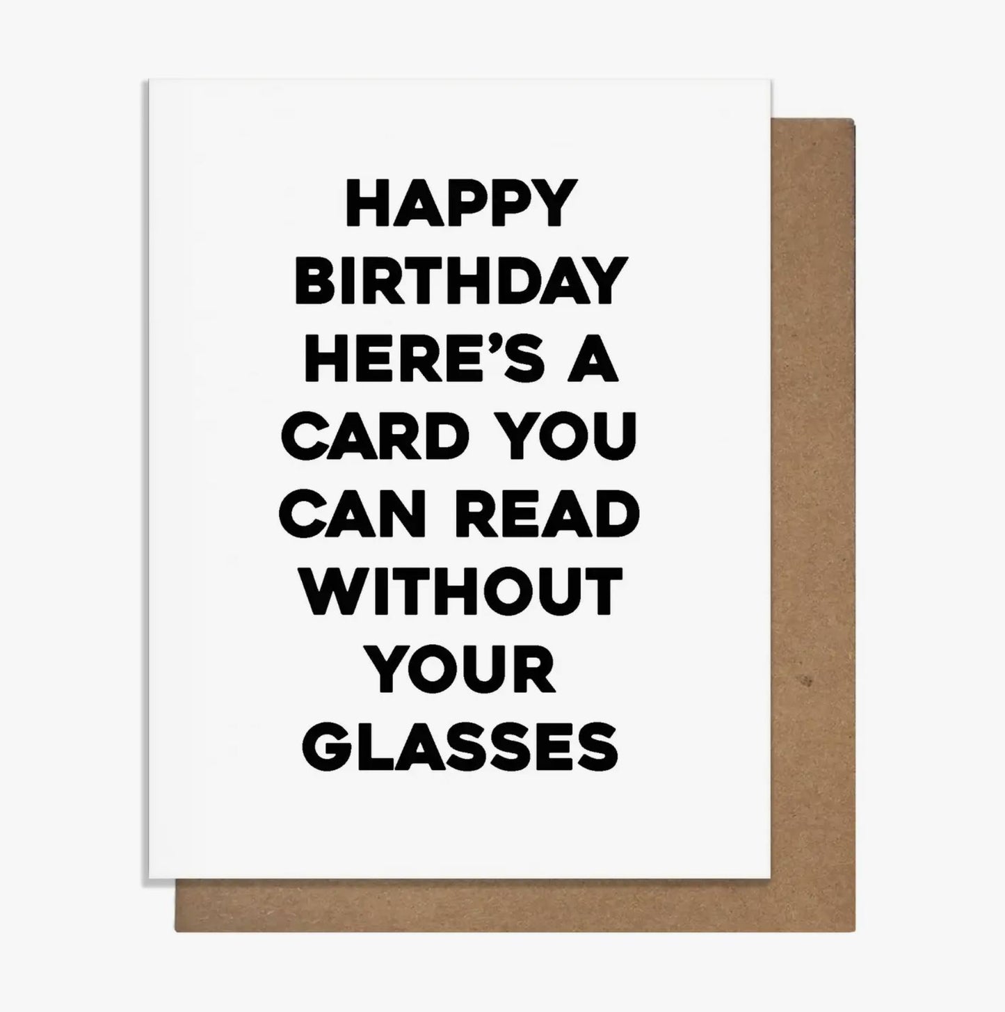 Glasses - Birthday Card