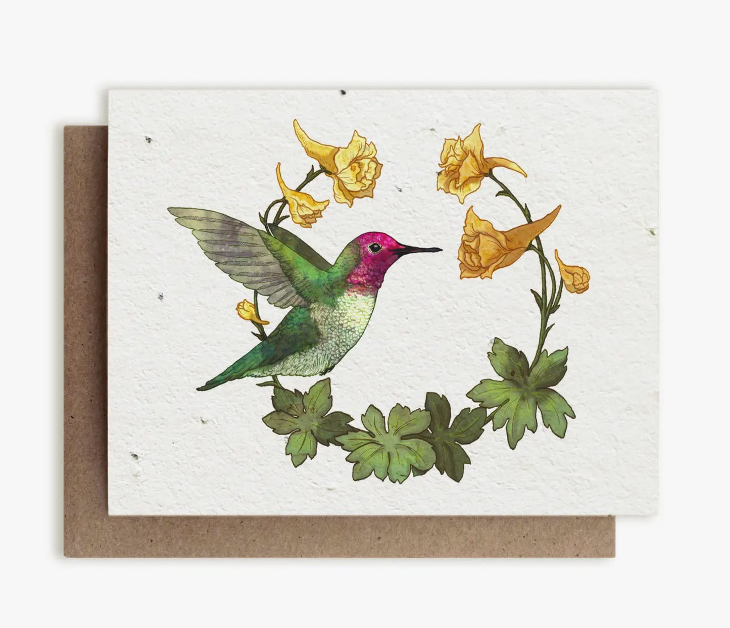 Hummingbird Plantable Card