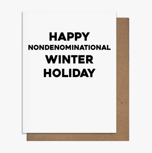 Nondenominational Winter Holiday Card