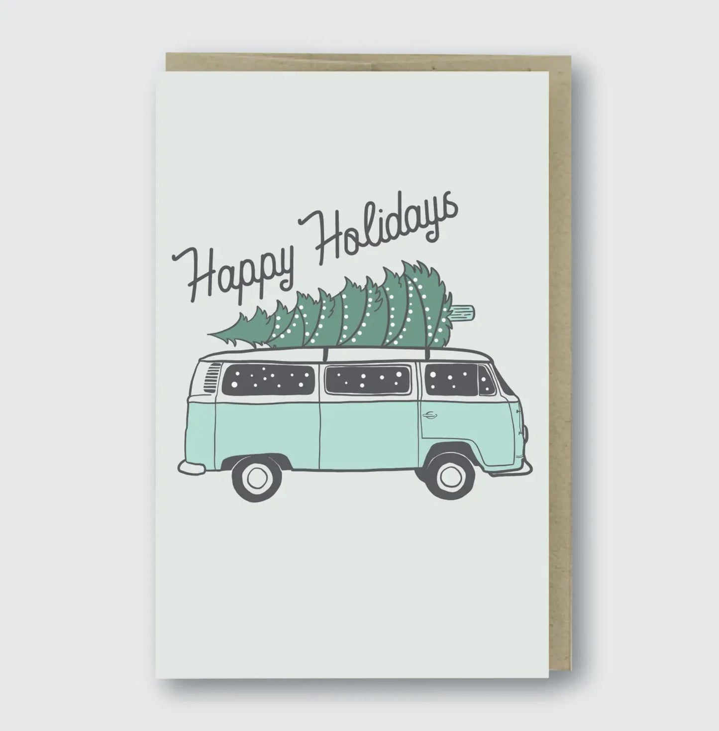 Vintage Tree Van Card