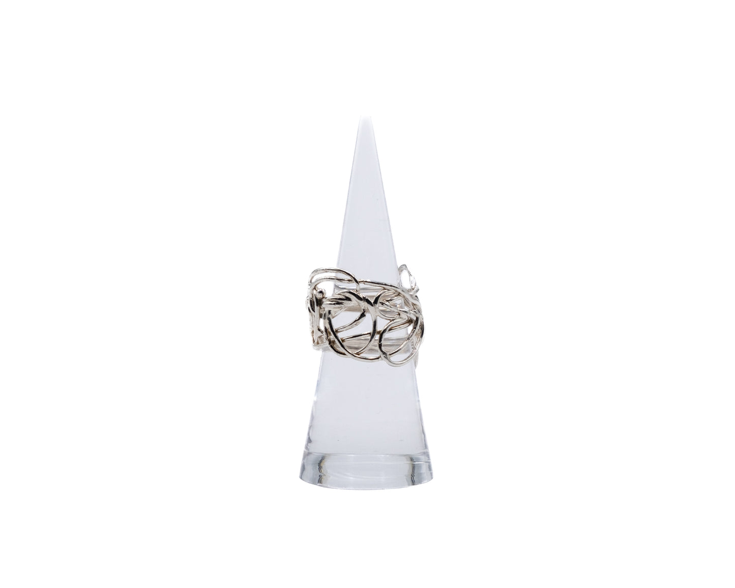 Silver Scribble Ring