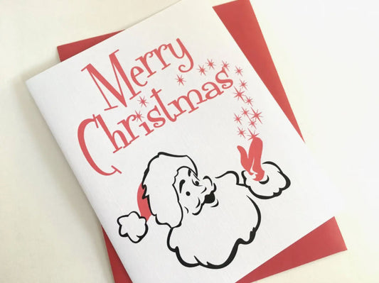 Merry Christmas Santa Card