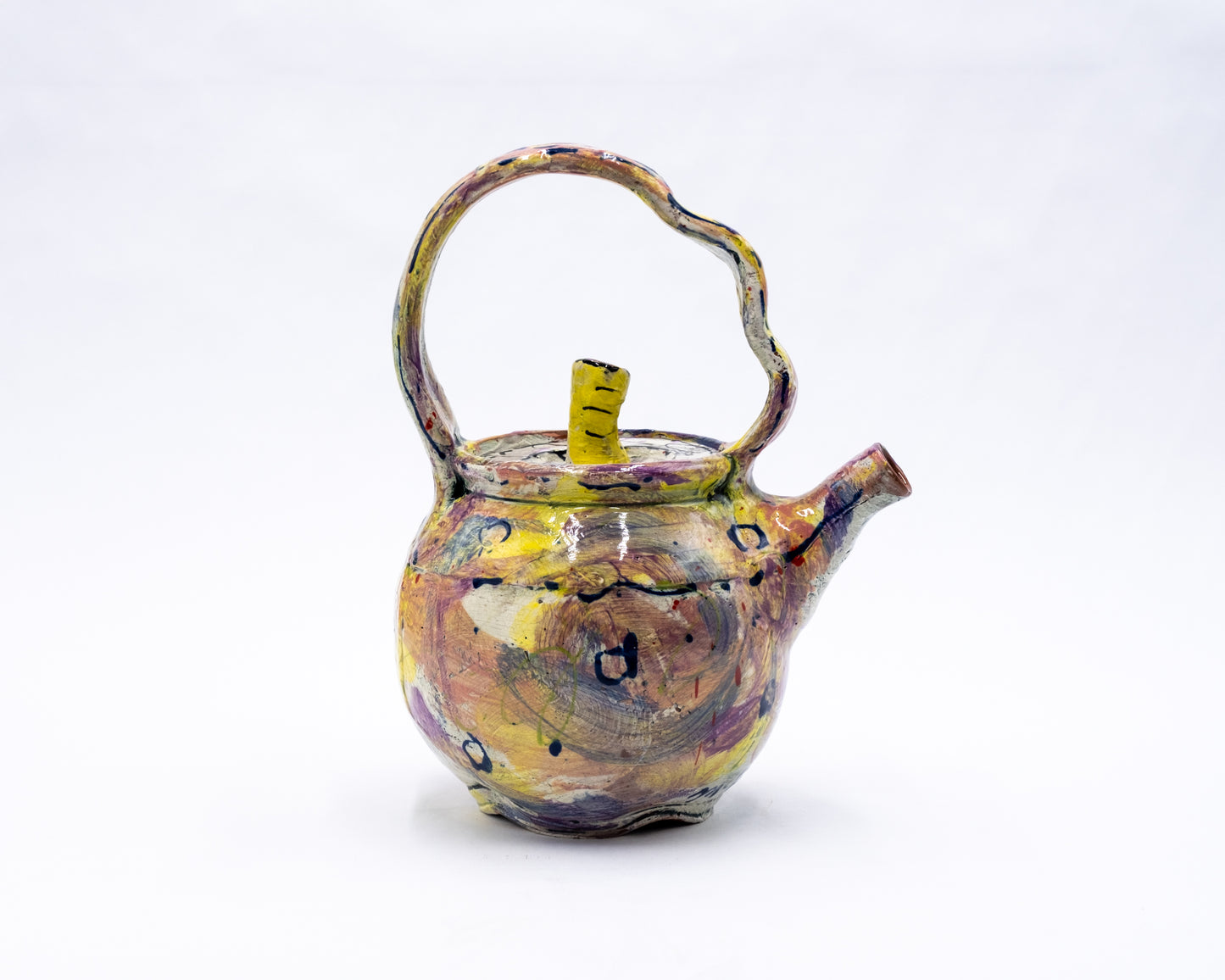 CMYK Series: Yellow & Purple Teapot