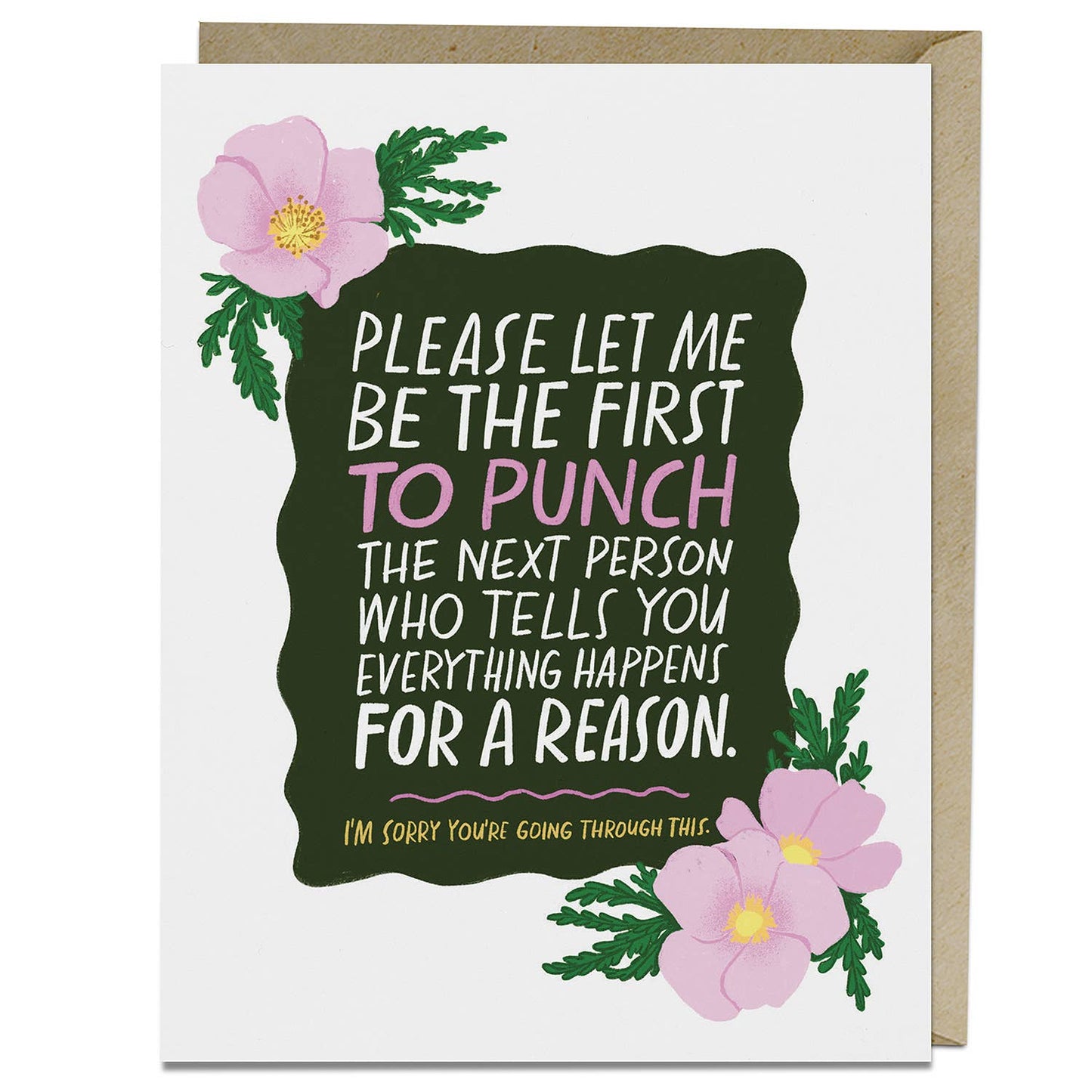 Em & Friends - Everything Happens for a Reason Empathy Card
